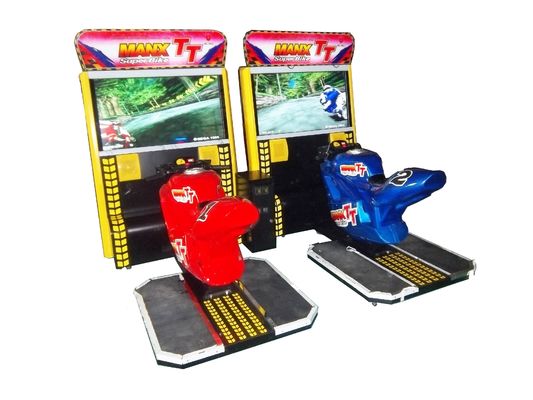 Simulator Coin Car Racing Arcade Machine , 42 LCD TT motor MR-QF001-3