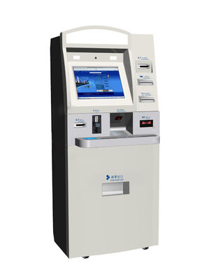 LCD Display Bank MultiMedia Kiosk , self service payment kiosk