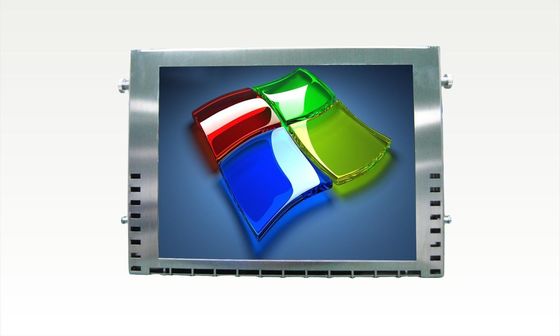 Black Industrial Touchscreen Monitor With 12.1”VGA Led Display Monitor