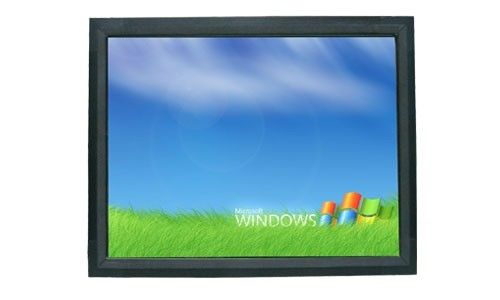 15 Inch 1024x768 Pixels 8Bit+FRC AC 100~240V 13.3W Industrial SAW Touch Screen Monitor