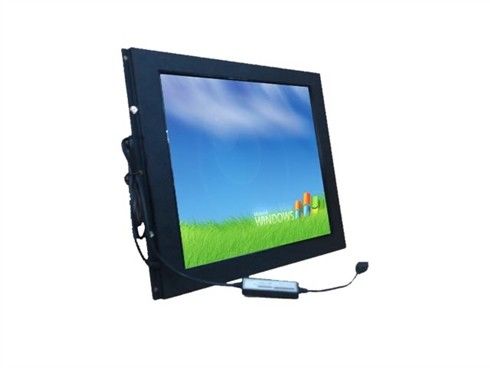 15Inch Amogo 1024x768 Pixels AC 100~240V 13.3W Industrial IR Touchscreen Monitor for Kiosk