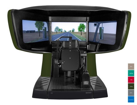 Manual driving simulator , 42 inch LCD screens driving simulator