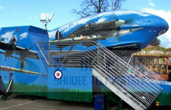 Full motion simulator ride for 6D 7D 8D XD cinema theatre with 2 - 8 rider