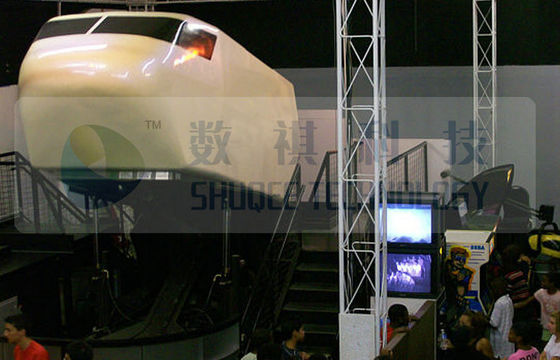 Cinema 4D motion simulator rider with electronic system platform for theme park