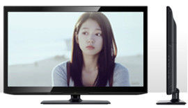 Wall Mount 18.5 Inch TV Widescreen Thin PC HD LED Panel , Black Plastic Case