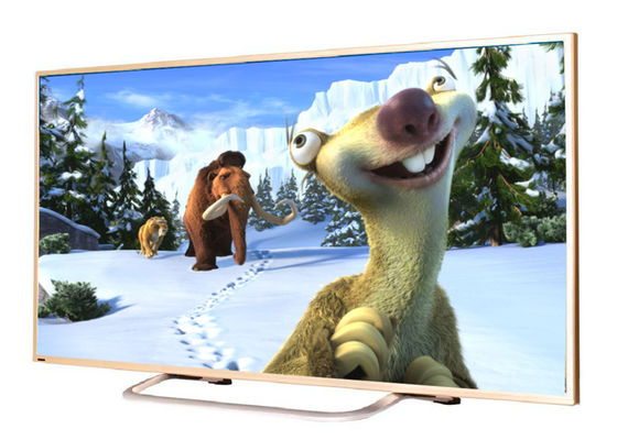 Modern Golden Case 55" Wide Screen Full HD LED TV , 3840 x 2160 Resolution