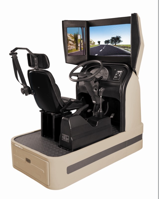Simulation Driver Machine Truck / Car driver training simulator , 32 inch LCD driver simulators